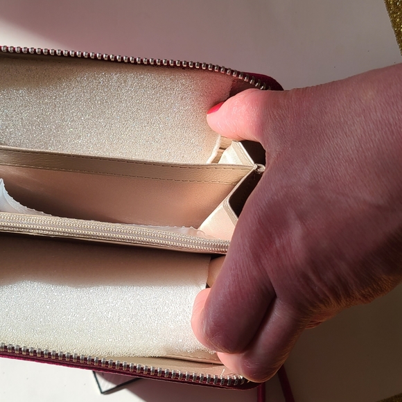 Dana Buchman Pink Clutch, Wristlet, Wallet - Picture 3 of 5